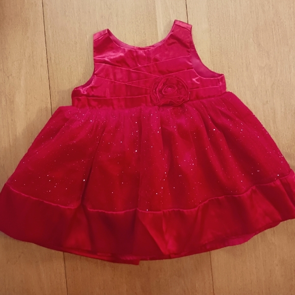 Infant Size 6-12M Red Formal Dress - Picture 1 of 1